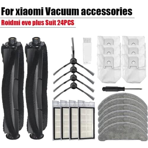 HEPA filter for Roidmi eve plus parts mop cleaning cloth main brush dust bag replacement xiaomi robot vacuum cleaner accessories