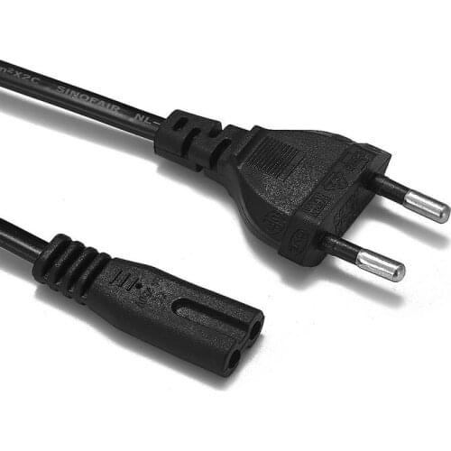 EU Euro US Japan Plug Power Supply Cable 1.4m Figure 8 IEC C7 AC Power Cord For Canon Camera Battery Charger Sony PS4 3 Radio