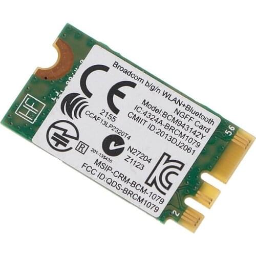 Card for broadcom BCM943142Y 802.11b/g/n Bluetooth 4.0 WLAN 150Mbps NGFF Wireless Wifi Card