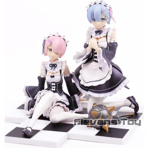 Revole Re Zero Starting Life in Another World Rem Ram 1/8 Scale Collectible Figure Model Toy
