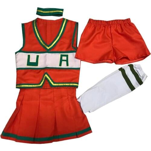 2020 My Hero Academia Asui Tsuyu Boku no Hero Academia Cosplay costume Cheerleading uniform Full Set With Pant