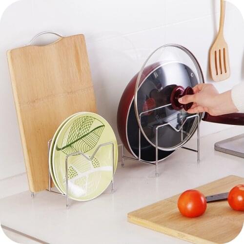 Stainless steel pot cover frame household products daily necessities Yiwu small commodities department store cleaning storage