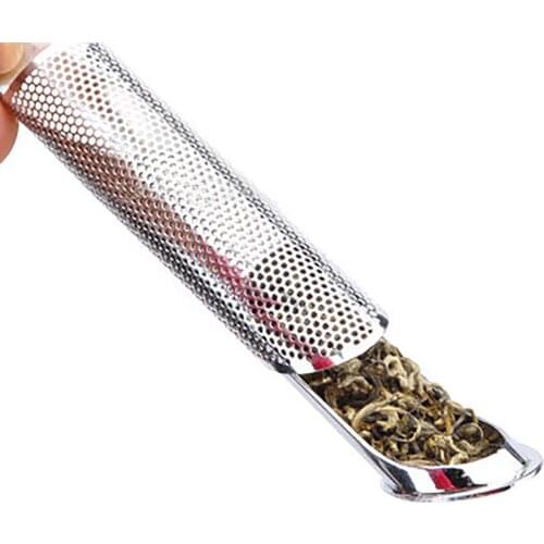 Kitchen Accessories New Tea Strainer Amazing Stainless Steel Infuser Pipe Design Touch Feel Holder Tool Tea Spoon Filter