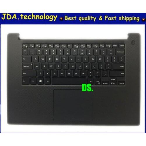 MEIARROW New/org Palmrest topcase for DELL XPS 15 XPS15 9550 M5510 US keyboard Upper cover Touchpad 00JK1F