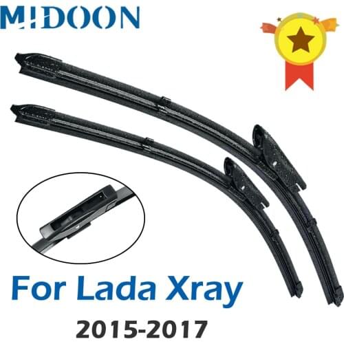 MIDOON Wiper LHD Front Wiper Blades For Lada Xray 2015 2016 2017 2018 2019 2020 Windshield Windscreen Front Window 26"+14"