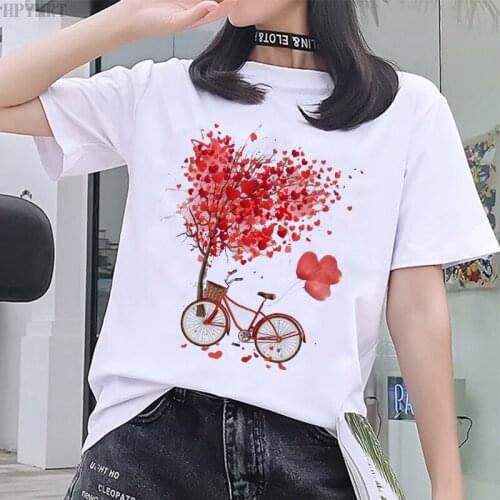 Fashion print T Shirt Women Summer Casual Tshirts Tees Harajuku Korean Style Graphic Tops New Kawaii Short Sleeve Female T-shirt