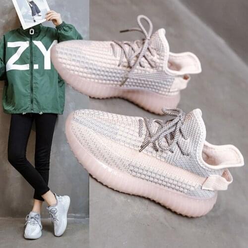 Trend Shoes Sports 2021 Winter Season New Korean Version Plus Velvet Couple Shoes Flying Woven Cover Warm Shoes