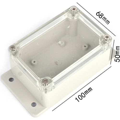 New Small 82x52x35mm Waterproof Black DIY Housing Instrument Case Plastic Electronic Project Box Electric Supplies