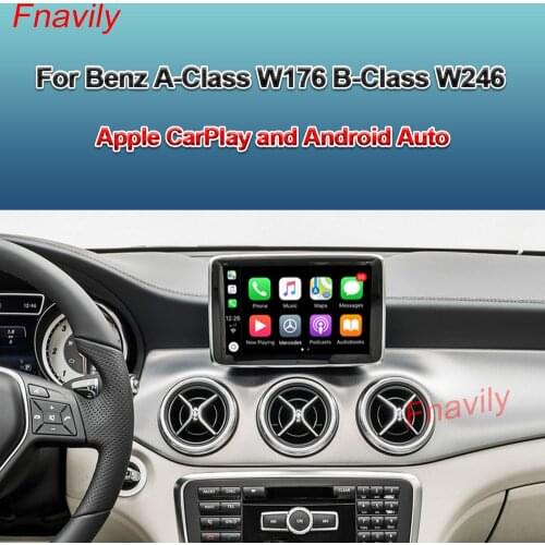 OEM Retrofit Wireless CarPlay For Mercedes Benz A-Class W176 B-Class W246 CLA GLA Apple CarPlay And Android Auto Retrofit Kit
