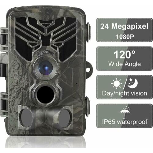 20MP Hunting Camera Outdoor Wildlife IR Filter Night Vision Motion Sensor IP65 Waterproof Trail Camera