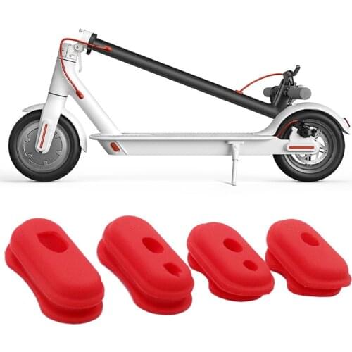 4PCS Charge Port Cover Cap Rubber Plug Line Hole Protector for Xiaomi M365 1S Pro E-scooter Sleeve Cover Skateboard Accessories