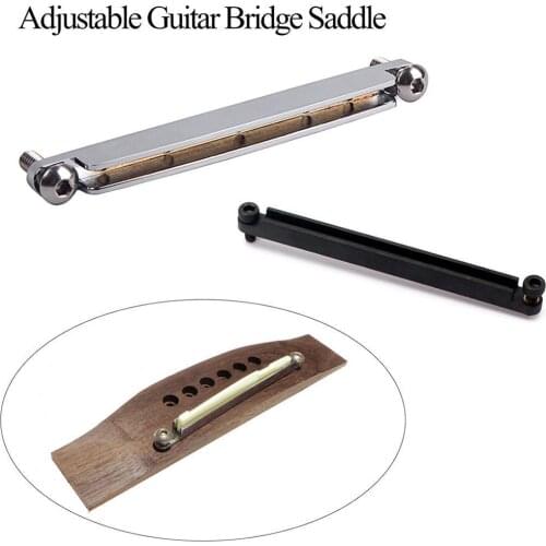 Adjustable Bridge Saddle Tools Bridge Adjustment Heightening Tool Riser Saddle for Acoustic Guitar Accessories Parts