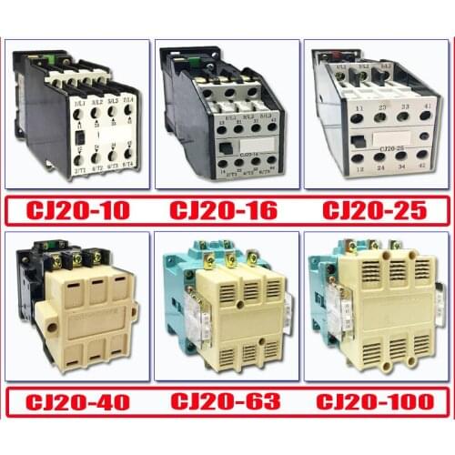 Silver Contact Point CJ20-10A CJ20-16 CJ20-25A CJ20-40A AC Contactor