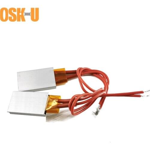 2PCS Thermostatic Heater Element 220V 35x21x5mm PTC Heating Element Constant Temperature PTC Heater Plate for Bottle Warmer