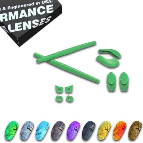 ToughAsNails Resist Seawater Corrosion Polarized Replacement Lens&Green Rubber Kit for Oakley juliet - Multiple Options