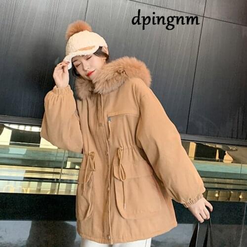 Winter jacket Women Slim Snow Outwear Medium-long Wadded Jacket Thick Padded Warm Parkas