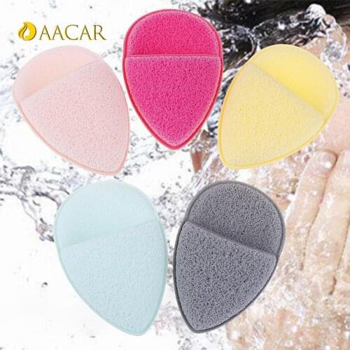 1Pc Water Drop Shape Konjac Sponge Natural Konjac Puff Facial Cleanser Tool Wash Flutter Sponge Cosmetic Puff Face Cleaning