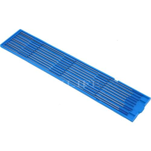 10pcs 2% Lanthanated WL20 TIG Tungsten Electrode 1.0 x 175mm Blue Metalworking