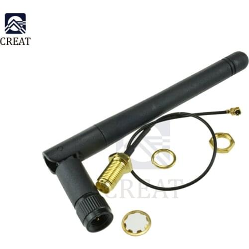 11cm 2.4G Wireless SMA Antenna Stick 2dB 2.5dB Gain For NRF24L01 PA CC2500 Module 20cm IPX Adapter Cable For Arduino