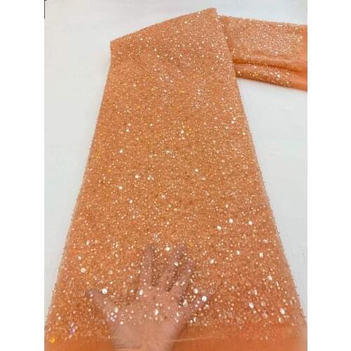African Lace Fabric S-2686813 Embroidered Nigerian Wedding Lace Fabric with sequins High Quality French Tulle Lace Fabric