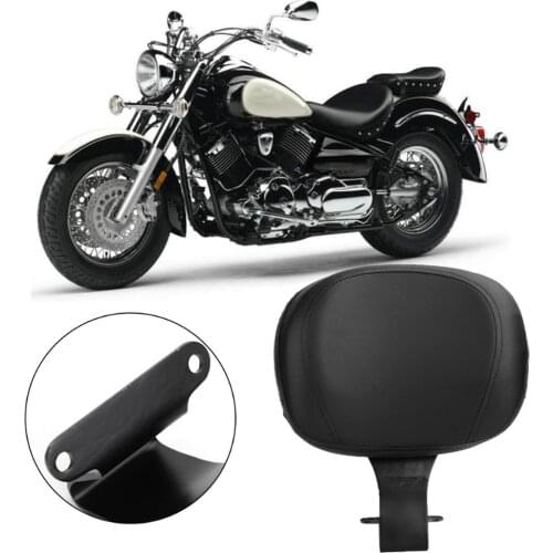 Artudatech For Yamaha V Star 1100 XVS 1100 Drag Star Front Driver Rider Backrest Leather Cushion Pad Motorcycle Accessorties