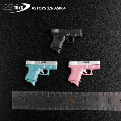 ASTOYS AS064 1/6 Scale Soldier Weapon Scarlett Johansson Widows Pistol Glock G20 Gun Model Can't Shoot In Stock