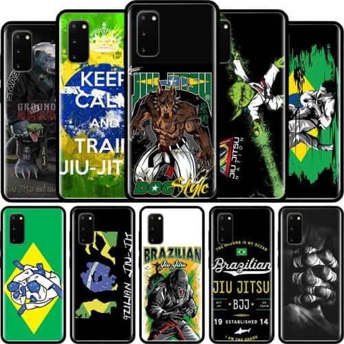 BJJ Brazilian Jiu Jitsu Silicon Shell for Samsung Galaxy S20 FE S21 Ultra 5G S8 S9 Coque for SAMSUNG S10 S20 Plus S10e TPU Case