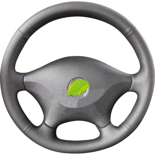 For Mercedes-Benz Vito Viano Sprinter V-Class V260L steering wheel cover hand-sewn Alcantara leather grip cover car accessories