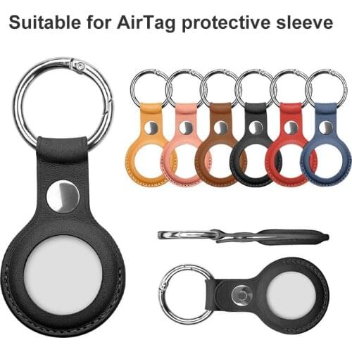 PU Case For Apple Airtag Cover Luxury Cover For Airtags Anti-lost Pet Key Protective Sleeve For Air Tags Locator Tracker Shell