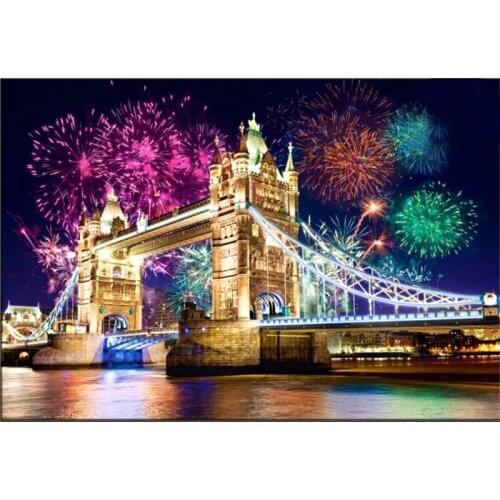 DIY 5D Diamond Painting Landscape Resin Crafts Painting Full Drill Round Diamond Embroidery Diamond Mosaic Cross Stitch