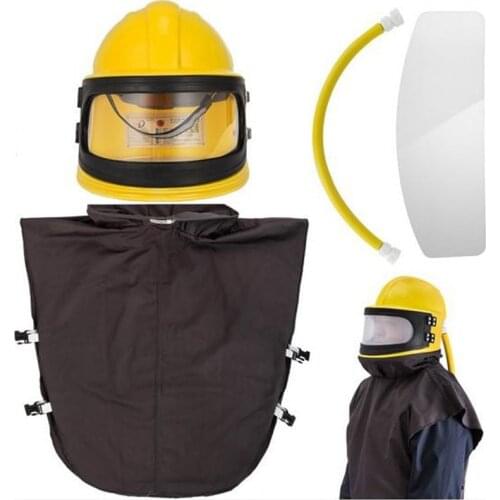 HOLDWIN Labor Protection AIR feed Supplied Safety Sandblast Helmet Industry Blast Abrasive Hood Protector