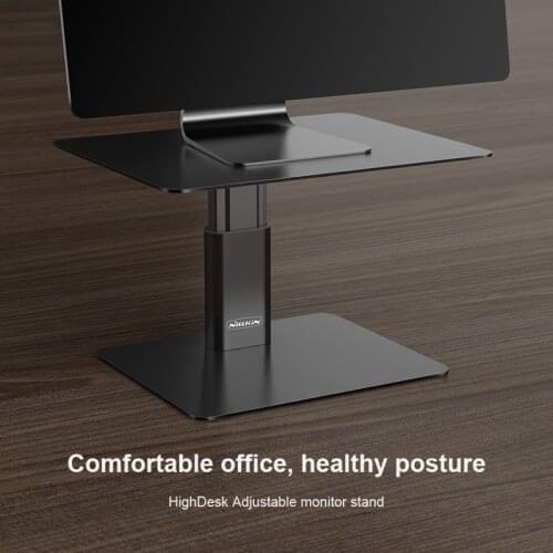 NILLKIN Metal Holder Stand Adjustable HighDesk Adjustable Monitor Stand Support Tablet Stand Desk Holder Stand