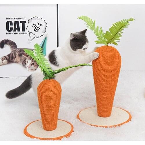 Cute Radish Pet Cat Tree Toys Scratcher Posts For Cats Climbing Tree Cat Climbing Frame Cat Toy Protecting Furniture Pet Toys