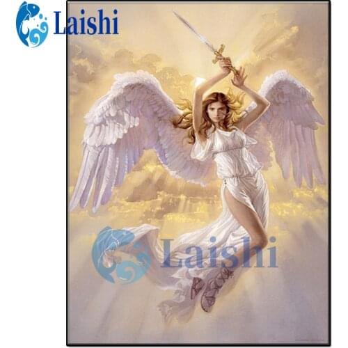 DIY Fantasy angel Full Round Drill Diamond Painting Cross Stitch Kit Embroidery Craft Rhinestones Mosaic Art Wall Sticker Decor