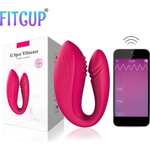 New U Type Bluetooth APP Control Dildo Vibrator Sex toys for Couples G-Spot Vagina Clitoris stimulation Sex toys for Women Adult