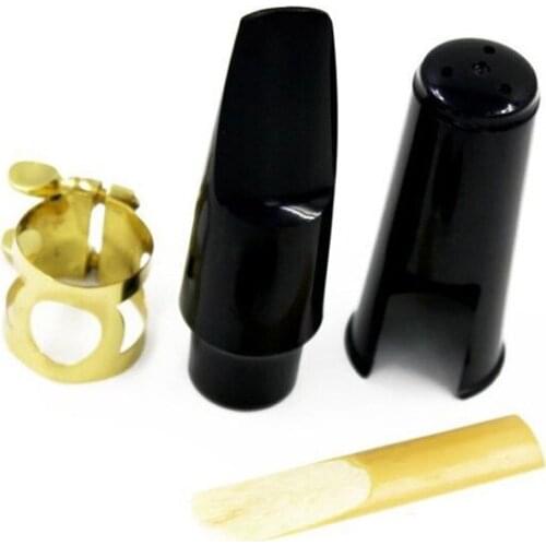 Hot Universal Musical New 2015 Alto-Saxophone Mouthpiece+Clip+Reed+Cap 1 set