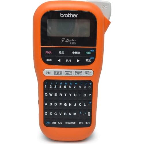 Portable Labeling printer machine PT-E115 handheld cable waterproof self-adhesive printer cable label printer