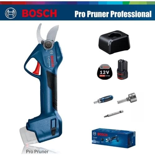 Bosch Pro Pruner Cordless Pruning Shears 12V Rechargable Electric Pruning Shears Electric Scissors Cordless Cutter Power Tool