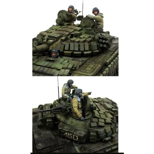 [tuskmodel] 1 35 scale resin model figures kit Modern Russian Soldiers e6