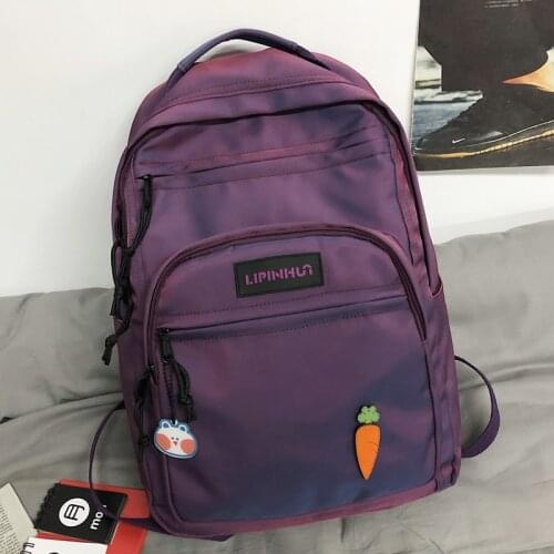 2021 New Waterproof Nylon Backpack For Woman Man Casual Womens Travel Laptop Rucksack College Schoolbag For Teenage Girls Boys