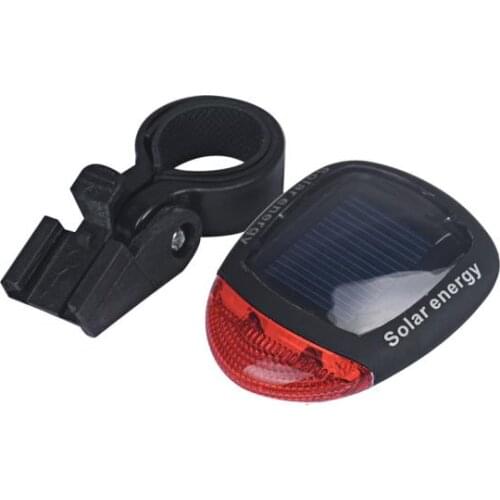 Waterproof Solar Bicycle Head Lamp Bicycle Flash Safety Light Outdoor Night Cycling Headlamp Reflect Bicycle Lights #T2P