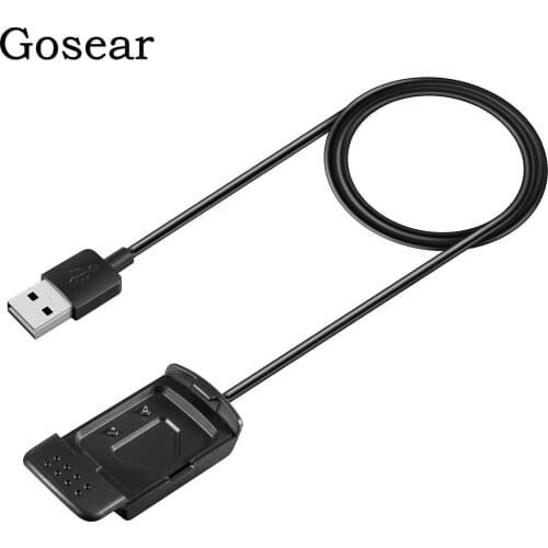 Gosear Replacement USB Charger Charging Cable Base Dock for Scosche Rhythm Armband Heart Rate Monitor Smart Wristband Armlet
