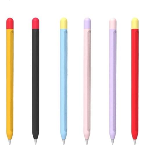 Protective Safety Case For Apple Pencil 2 Anti-lost Anti-Shock Slilicone Cover D08A