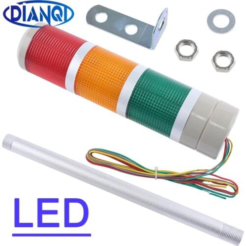 60mm Industrial Multilayer Stack light Multi-layer LED Signal Tower Alarm caution light for machinery LTA-505 Alarm lamp 3 layer