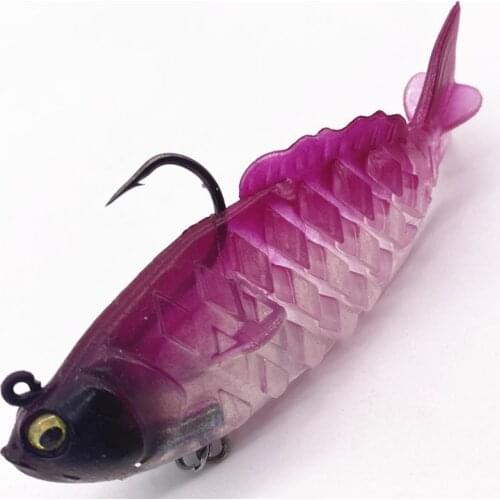 9cm/20gLead Head Jigging Fishing VIB Pesca Silicone Fish Soft Lures Jig Wobbler Hook Bait Sea Bass Bait Carp Fishing Tackle