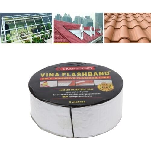 Aluminum Foil Butyl Rubber Tape Adhesive Sealing Best for RV Roof Marine Repair