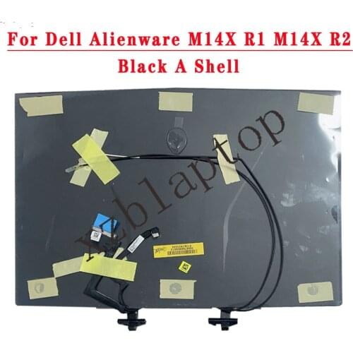 For Dell Alienware M14X R1 M14X R2 14" laptop Black LCD Back Cover TOP lcd case W6R48 0W6R48 Red CNT97 0CNT97 BLACK or Red