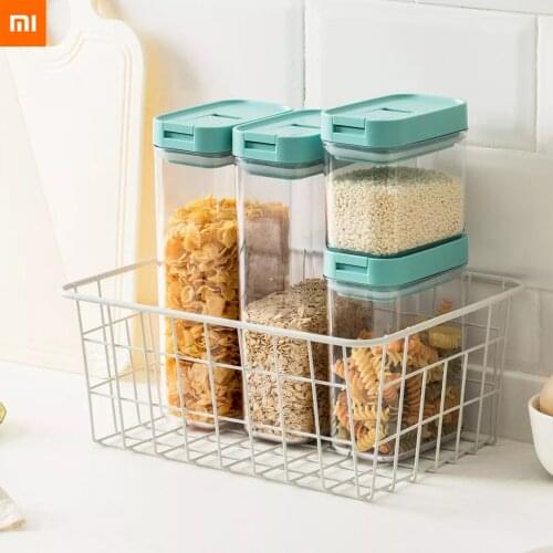 Xiaomi Jordan&Judy Sealed Square Multipurpose Storage Tank Moisture-proof Seal Environmental Protection Materials 1150ML