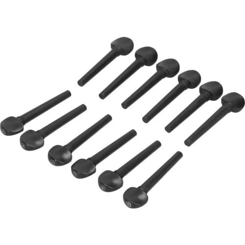 Guitar Replacement guitar parts Ebony Peg 8.7cm Wooden Tuning Replacement Accessories with Fisheye for Oud Violin Fiddle