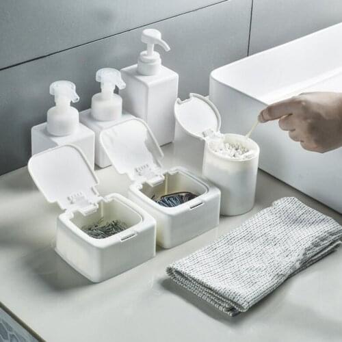 Creative Cotton Swabs Needlework Small Objects Sortable Storage Box Pop-up Window Push-on Desktop Drawer Storage Box